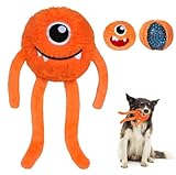 Fida Dog Chew Toys for Aggressive Chewers(3in1), Squeaky Dog Toys for Large Dogs, Interactive Dog Toys to Keep Them Busy, Dog Ball for Small, Medium and Large Dogs(Large, Orange)