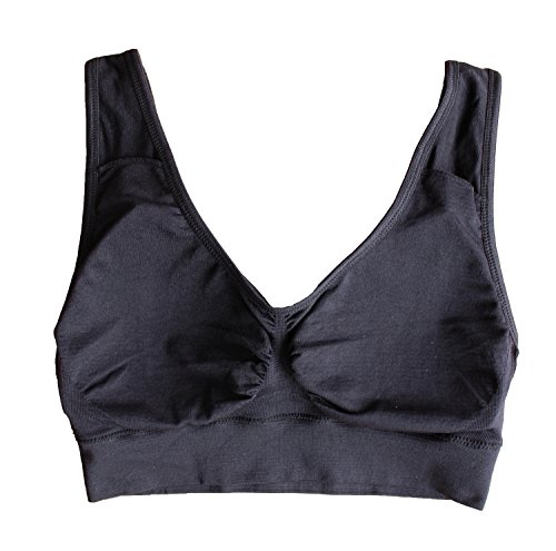 Cabales Women's Seamless Bras for Yoga Fitness Running Workout Low Impact Sports Bras with Removable Pads4