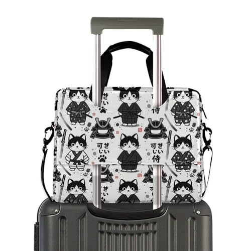 Maletín portátil para laptop 15.6" con diseño japonés miniatura 4