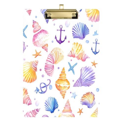 Porte-bloc transparent haut de gamme avec finition dorée chic