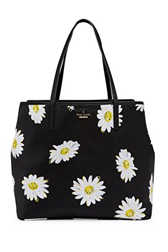 Kate Spade New York Harmony Baby Bag, Black Falling Daisies, 10 Pound