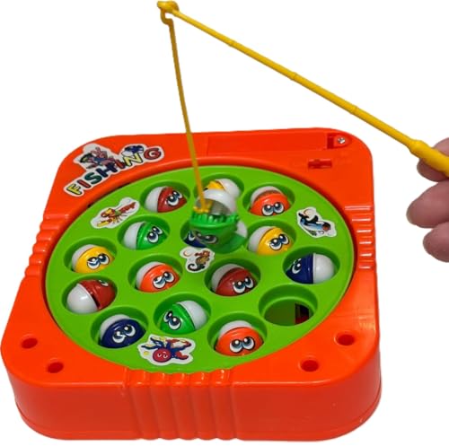 Brinquedo Jogo Pega Peixe Pesca Maluca Pescaria Infantil Fishing Game Inclui 3 Varas Estimula Concen