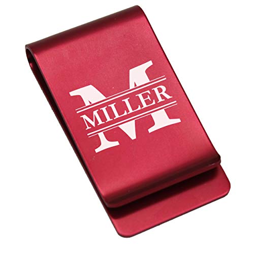 Custom Engraved Metal Money Clip - Personalized for Men, Him, Dad