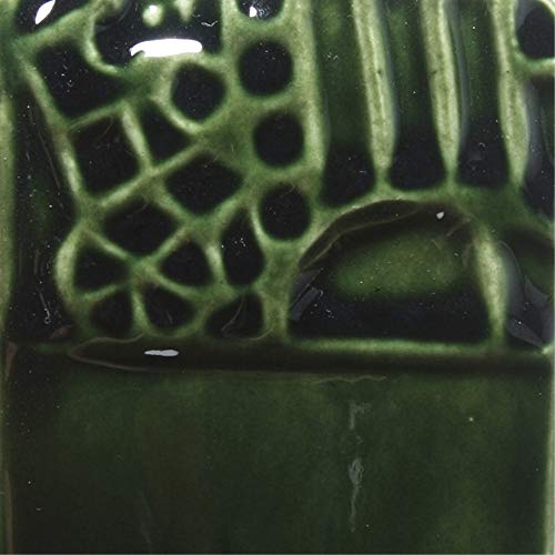 Mayco Elements Glaze, Lustre Green FN219, 1 Pint