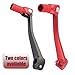 Jewkot Motorcycle Folding Gear Shift Lever, Off-Road Motorcycle Gear Shift Lever Accessories, Motorcycle Modification Replacement Lever, Universal for Most Cars Motorcycles (Black)