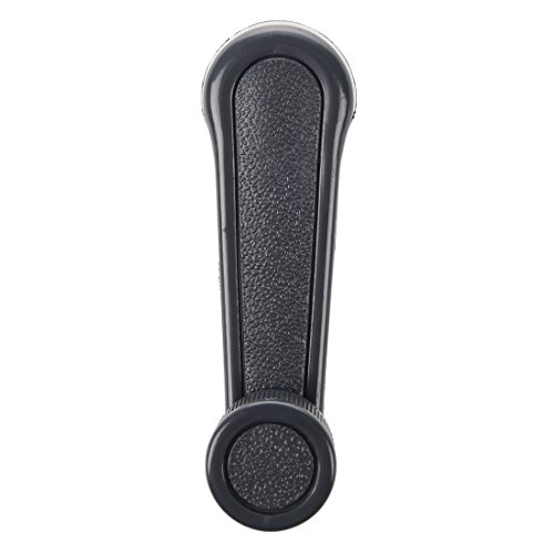 CAIONPLE 2 x Manivela Manija Elevalunas para Ventana de Coche Universal Plastico Gris