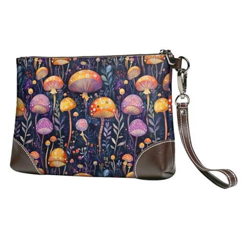 Petit sac à main pour femme motif champignons, une idée cadeau idéale