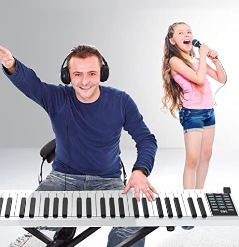 KEMNGO Clavier de Piano à 61 Touches, Piano à Clavier électronique Portable Mince for Enfants débutants, pédale de… - Les Beatles, Paul McCartney, John Lennon, RIngo Starr, George Harrison KEMNGO Clavier de Piano à 61 Touches, Piano à Clavier électronique Portable Mince for Enfants débutants, pédale de… – Image 8