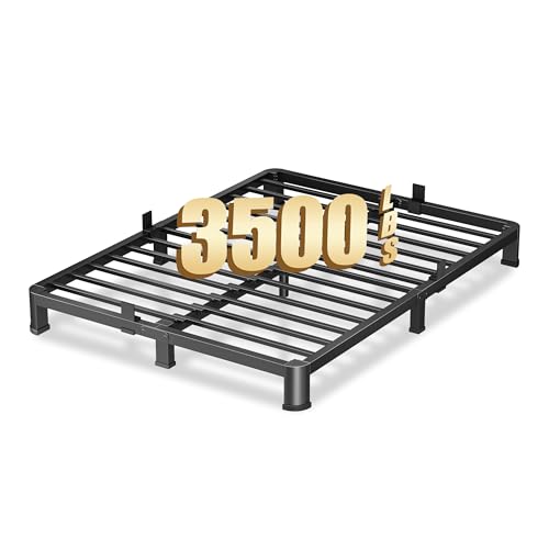 Heavy-Duty Queen Metal Bed Frame 3500 lbs Capacity