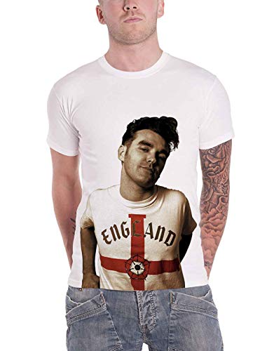 Morrissey T Shirt Glamorous Glue Logo Nouveau Officiel Homme Blanc Size XL