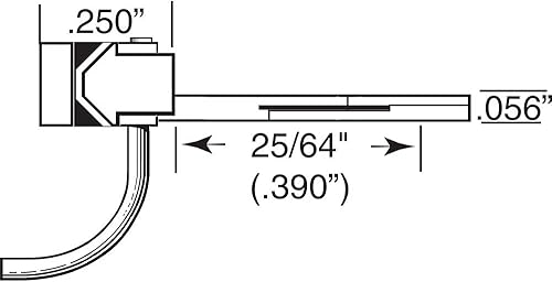 Miniatura 3 de Ho Bigote Coupler, 25/64" underset (2PR)