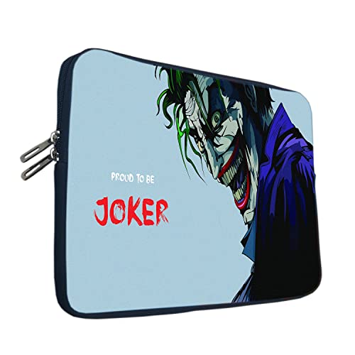 Image of TheSkinMantra Chain Laptop Sleeve Bag Compatible with Laptop /Macbooks /Chrombook /Notebook /Zbook (11.6 Inch [Chain], Joker Attitude)
