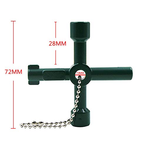 Clé triangle compteur d'eau et armoire électrique pour le dépannage maison