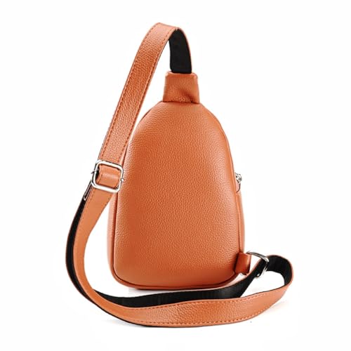 DYJ Sling Bag for Women,Lightweight Shoulder Chest Multi-Pocket Pack Bag, Leather Travel Purse and Gifts3