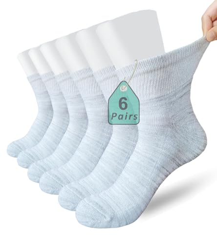 Extra-Wide Diabetic Socks 6 Pairs