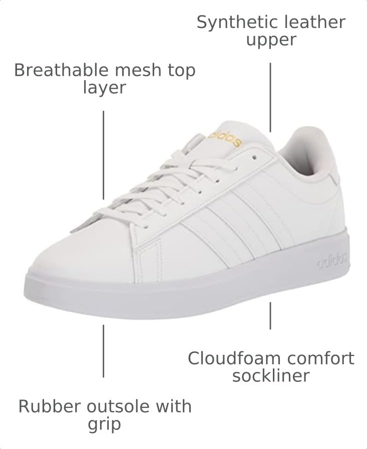 Image of adidas Women's Grand Court 2.0 Tennis Shoe