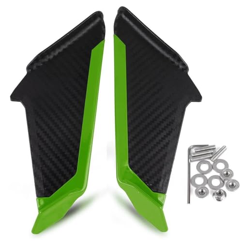Kit d'ailes dynamiques pour Suzuki GSX-R600 GSX-R750 carénage avant noir style 4