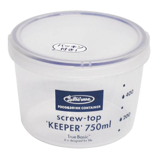 Amazon｜スクリュートップキーパー 750 浅型 B-2272｜保存容器