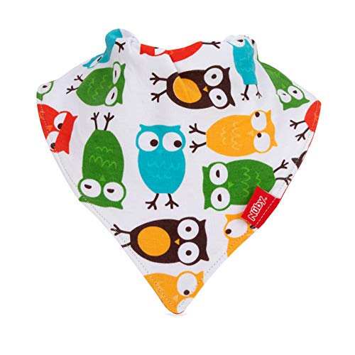 Nuby 2-pk Dribble Catcher Bandana bibs, Super Absorbent Drool Bib with Soft Comfort Neckline, Neutral4