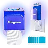 Indoor Fly Trap (1 Indoor Bug Zapper + 6 Refills) Plug-in Flying Insect Trap Fruit Fly Traps for Indoors with UV Light Gnat Traps for House Indoors Gnat Killer Home Office