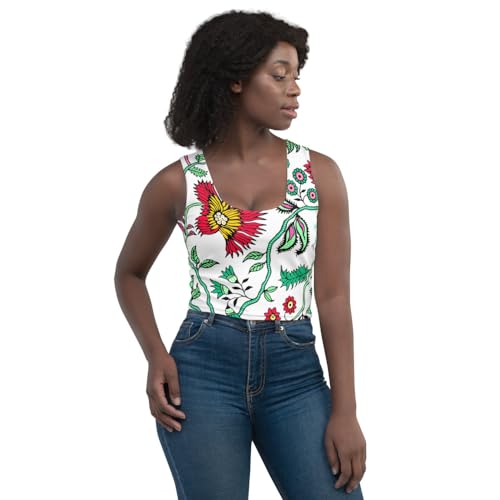 Haut court femme à fleurs pour vos sorties d'été en terrasse
