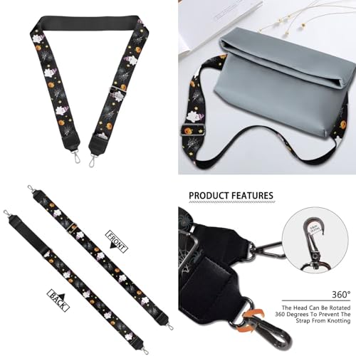 Image of Jeiento Replacement Shoulder Strap,2 Piece Set Guitar Style Handbag Crossbody Strap Adjustable Guitar Straps for Women Girls