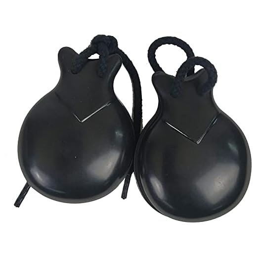 Castañuela bakelita standard negra nº6 ConcertoGarantía de fabricación.