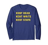 University Apparel Kent Read, Kent Write, Kent State Long Sleeve T-Shirt