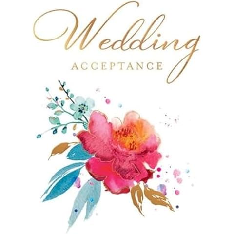 Piccadilly Greetings Wedding Acceptance Card Cover