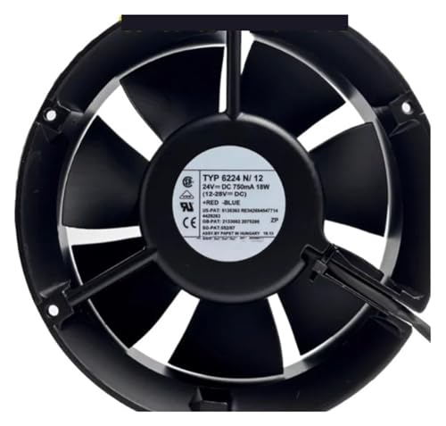 Ventilateur 6224N/17HT DC24V extracteur d'air pour châssis technique