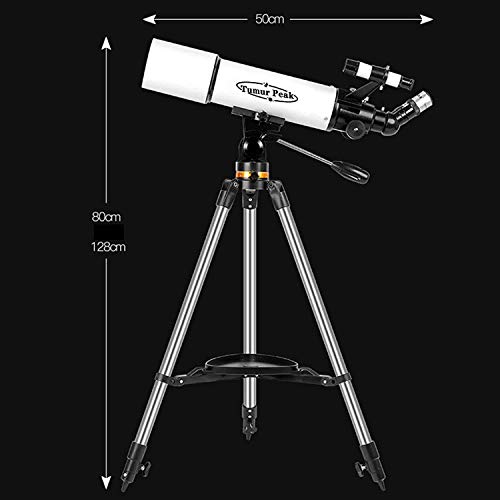 SEESEE.U Adult Kinder Teleskope für die Astronomie, 80mm Refraktor Teleskop mit Stativ & Finder Scope, Low Light… – Bild 8