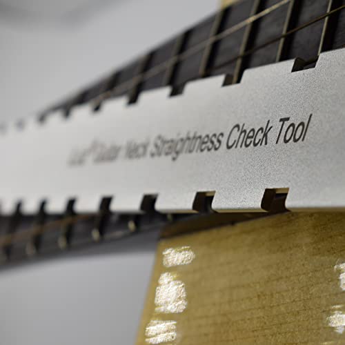 Iluiz Guitar Neck Notched Straight Edge Luthiers Tool For Gibson Fender And Most Of Guitar Fretboard And Frets #TOP4