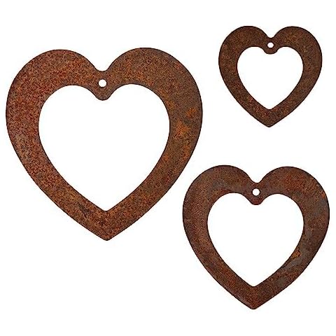 EXTRAVAGANT® Set of 3 Heart Hangers Cover