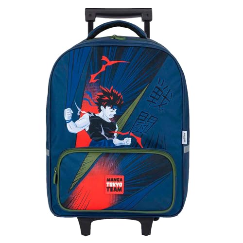 Oberthur Sac à dos à roulettes Manga Tokyo Team 1 compartiment
