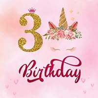 Easy Unicorn Coloring Book for 3 Year Old Birthday Girl: 3rd Birthday Gift for a Girl Turning Age Three - Cute Gift Idea for Daughter & Granddaughter B0D6457R4G Book Cover