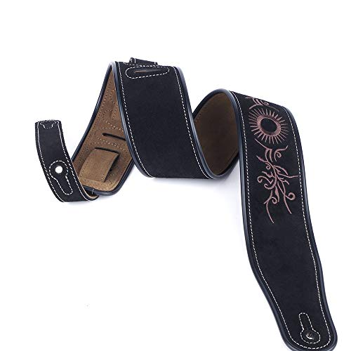 JTRHD Sangle d’épaule de Guitare Matte Cuir Sangle de Guitare Rétro 3 Pouces de Large Convient for Guitare Basse… - Les Beatles, Paul McCartney, John Lennon, RIngo Starr, George Harrison JTRHD Sangle d'épaule de Guitare Matte Cuir Sangle de Guitare Rétro 3 Pouces de Large Convient for Guitare Basse… – Image 5
