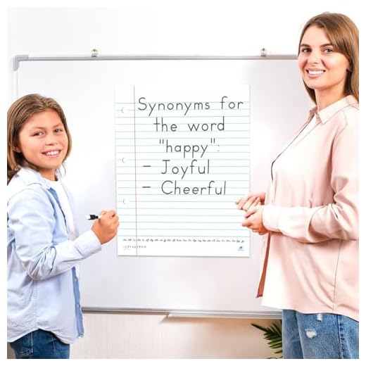 Giant Magnetic Notebook Paper for Classroom