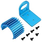 Hobbypark 380/390 Motor Mounting Bracket Fixed Seat Gear Reduction Motors Holder w/Heatsink for WLtoys 1:18 RC Cars A959 A969 A979 K929 (Blue)