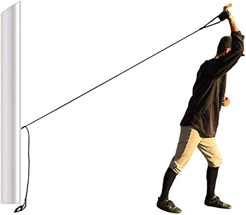 BB-Bands Sports Exercise Baseball/Softball Training Aid Pitching Arm Strength Quarterback Warmup Stretching Resistance Bands j (Black, Adult)