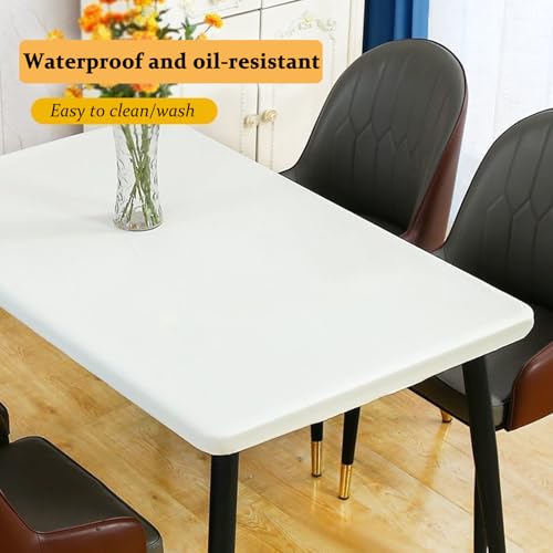 Nappe rectangulaire imperméable et élastique pour table de salle à manger - 6