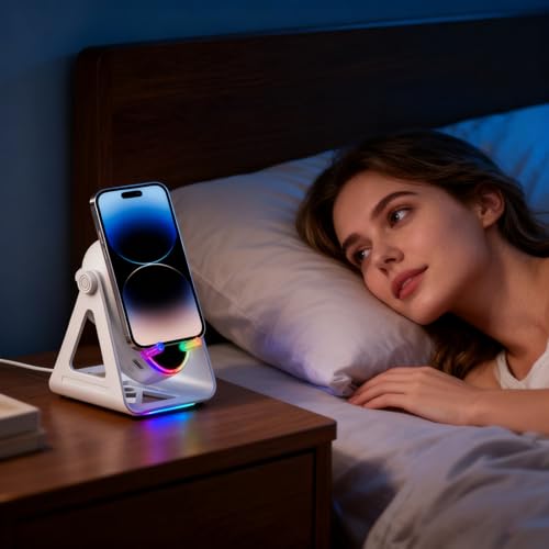 Base de sonido transparente para celular con batería de larga duración de 2000mAh 2