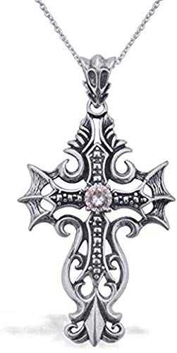 Collier croix noire jésus s925 fini les bijoux ternes diamant