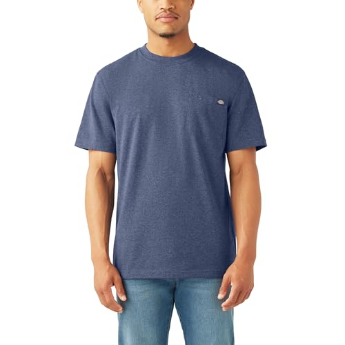Image of Dickies Men's Heavyweight Heathered Short Sleeve Pocket T-Shirt