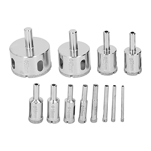 Kit de 12 brocas para taladro con vástago redondo
