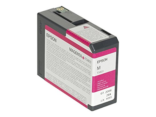 Epson C13T580300 Cartouche d'encre compatible avec Imprimante PRO3800 Magenta