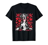 gran danes arlequin gris Gran gráfico de corazones daneses, es un regalo para el día de la madre, día del padre, Navidad o cumpleaños.