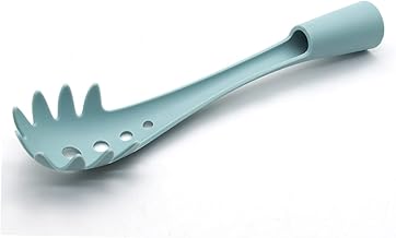 NAMOARLY Colher Escorredor De Espaguete Escorredor Para Servir Macarrão Escorredor De Espaguete Com Colher Anti-Escaldante De Nylon Escorredor De Panela Quente Colher De Macarrão