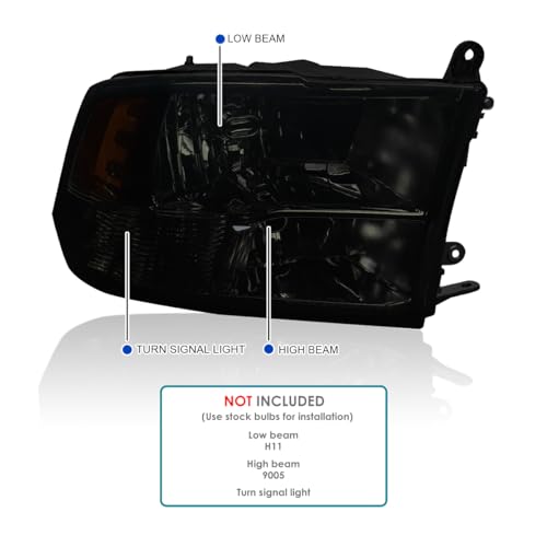 SPEC-D TUNING Smoke Quad Headlights
