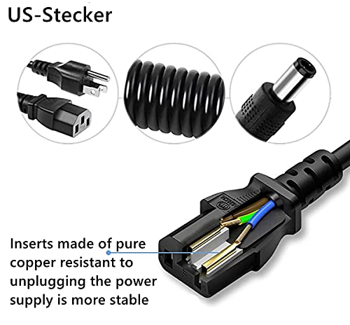 Image of 24V 6A 144W AC Power Supply Adapter, 100-240V AC to DC, 5.5mm x 2.1mm DC Plug, for LED Strip Lights, CCTV Cameras, Other 24V Devices