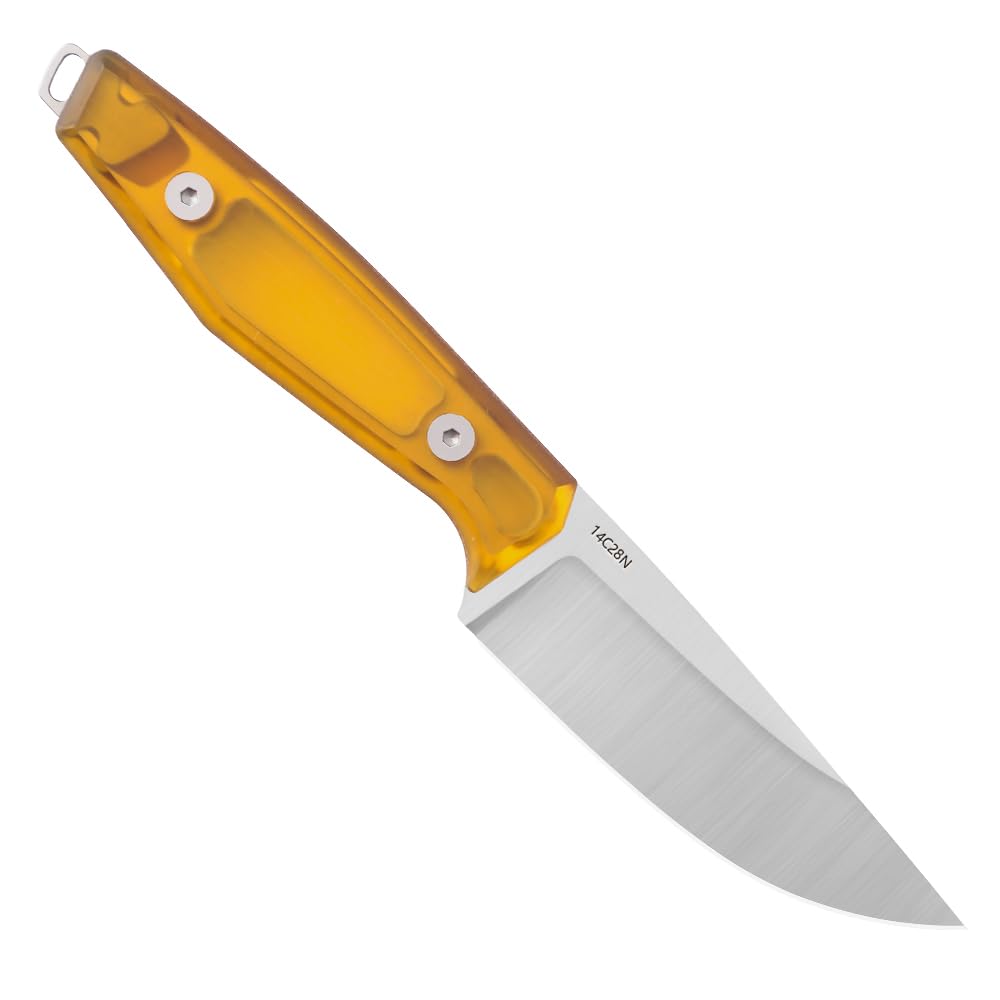 JEABROTHER Mehrzweckmesser mit Klinge aus 14C28N Stahl, Angelmesser, Obstmesser und Küchenmesser, Perfekt für Outdoor-Camping, Wandern und Täglichen Gebrauch (Modell B)
